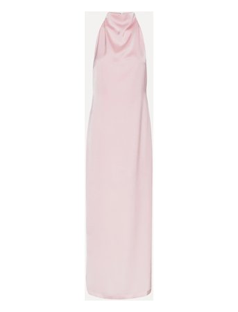 ROTATE Birger Christensen | Satin Halterneck Dress | 42