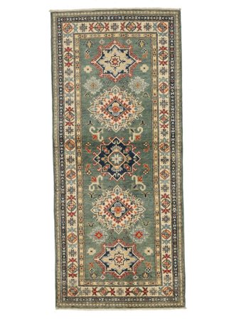 Noué À La Main Kazak Fine Tapis 83X192 De Laine Petit