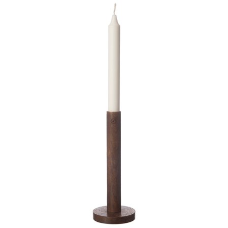 Ernst Ljusstake i trä 20 cm, mörkbrun | Inredning > Ljusstakar & Lyktor > Ljusstakar > Ljusstake | Bagaren och Kocken