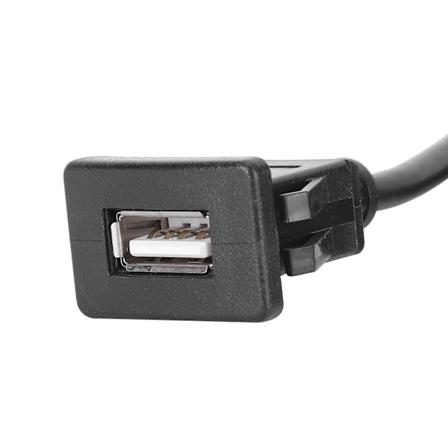 USB 2.0 Dashboard Adapterkabel Enport Ljudförlängningssladd för Bil Motorcykel