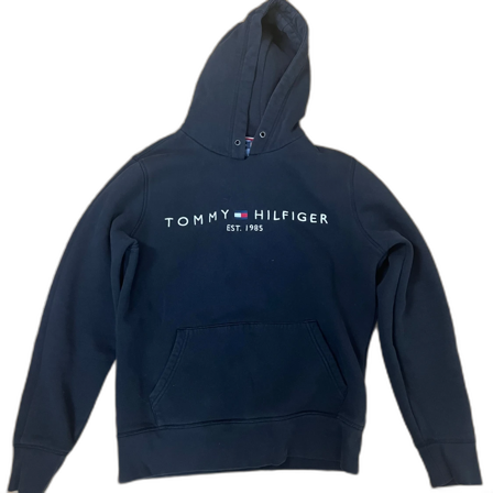 Svart hoodie från Tommy Hilfiger