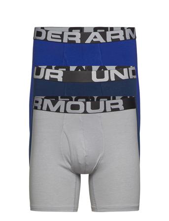 Ua Charged Cotton 6In 3 Pack Boksershorts Multi/mønstret Under Armour