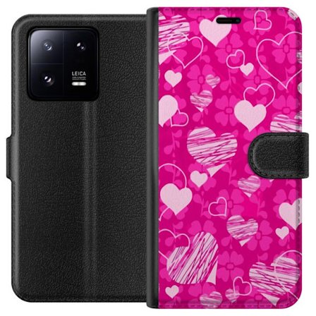 Yhteensopiva Lompakkokotelo Xiaomi Xiaomi 13 Pro PopSydänKuviointi