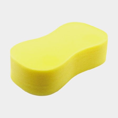 Washing sponge 1852-Marine, 12 x 6 cm, yellow