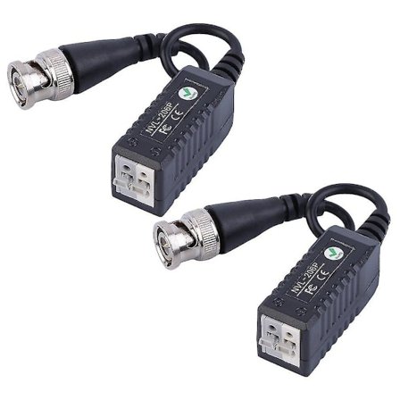 1 Par HD CCTV Twisted Video Balun Sender 0-300m