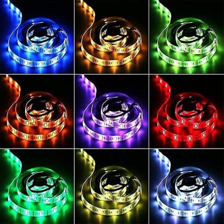 RGB LED-valonauha kaukosäätimellä, väriä vaihtava huoneen sisustus