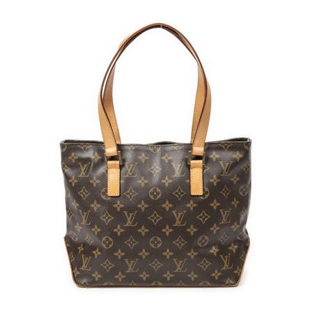 Louis Vuitton Vintage Pre-owned Cabas Piano Monogram Tote Tas , Bruin , Dames , Maat: ONE Size Vintage Tassen