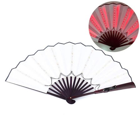 Luminous Folding Fläkt Led Play Fans RÖDA