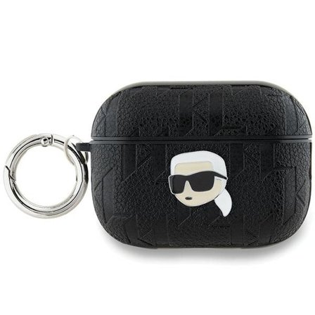 Karl Lagerfeld Monogrammi Karl Head -kotelo AirPods Pro 2 - mustalle - musta