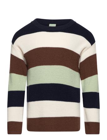 Multistriped Sweater Pullover Multi/mønstret FUB*Betinget Tilbud