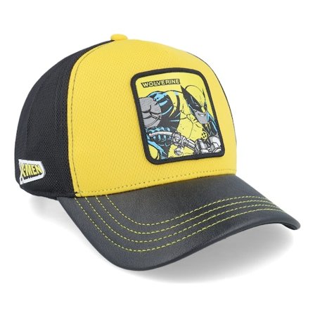 Capslab - Yellow - trucker - Cap - Marvel Wolverine Black/Yellow Trucker - Hatstore