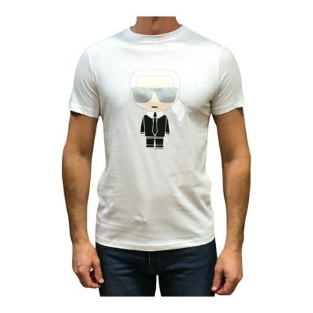 Karl Lagerfeld, T-Shirts Wit, Heren, Maat:XL
