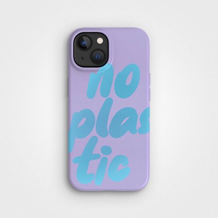 No Plastic iPhone 15 Phone Case Lilac, 100% Circular, iPhone 15