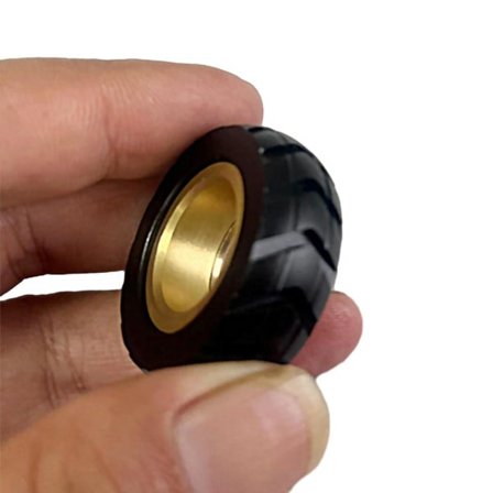 Motorsykkeldekk Fidget Ring Morsom Stressavlastning Fingerøvelse Rustfritt Stål Spinner Ring EDC Leker Barn Voksne Gave F