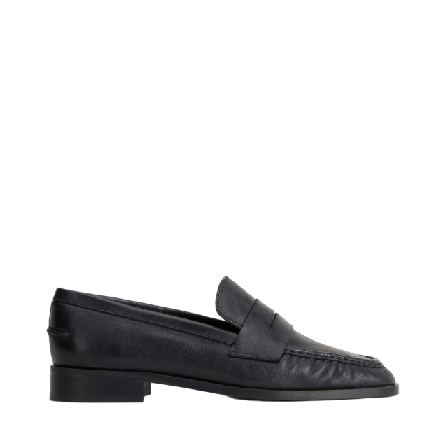 ATP Atelier Airola Black Nappa Loafers Skor Dam Svart 39