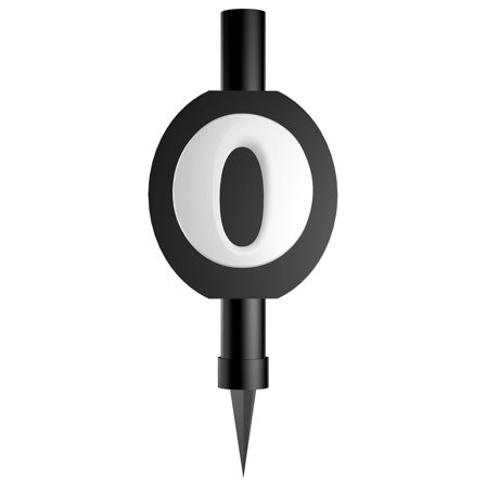 Musta Jääsoihtu Numerolla 0