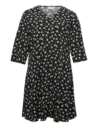 Carlollimegan 3/4 Knee Shirt Dress Aop Patterned ONLY Carmakoma
