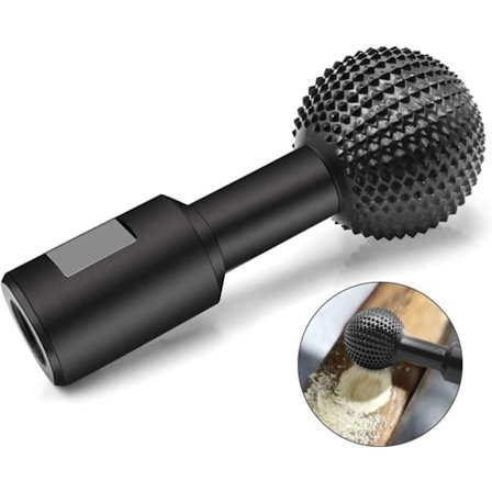 Träslipfräs - Träfräsning - träskada - rak slipmaskin - Träfräs för borr - 40 mm diameter - kulled - trä