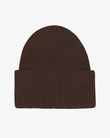 Merino Wool Hat - Coffee Brown