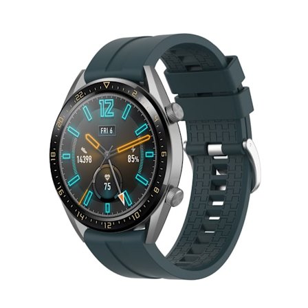 Silikoniranneke Huawei Watch GT/GT 2 46mm/GT 2 Pro Vihreä