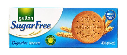 Gullón Digestive Sukkerfri 400 g, Helse & Madvarer, Brød, Kiks & Kager, Kiks
