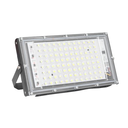 100W LED-valonheitin, erittäin kirkas 10000 lumenia, 120° sädekulma, valonheitin, viileä valkoinen IP66, vedenpitävä valo 220–240 V