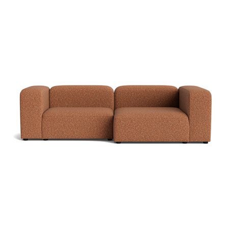 Milo chaiselong sofa, højrevendt | 260cm - Puente Brun Terracotta - 260x130x72 - Sofa, chaiselong