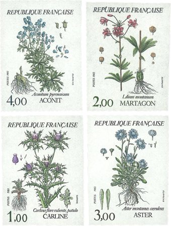 Frankrig 1983 - YT 2266-2269 - Utakket - Postfrisk