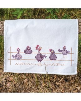 Kirjontapakkaus Pyyhe Hauskat tiput