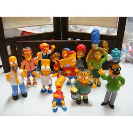 14 pakke Simpsons actionfigurer