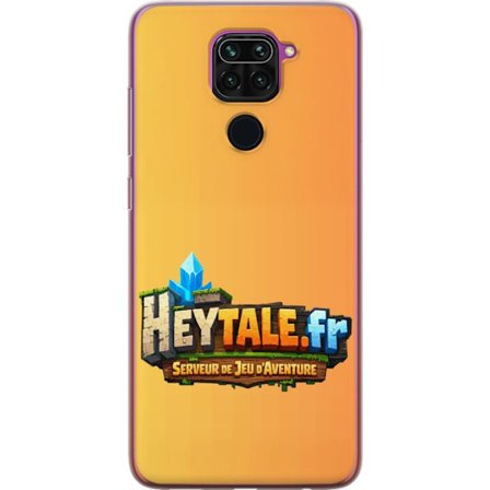 Kompatibelt Mobildeksel til Xiaomi Redmi Note 9 Hytale logo i tre-stil med magisk krystall
