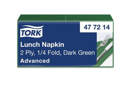 TORK Servett Lunch 2-lags mörkgrön 200/fp - Lyreco - Kök och servering - Servetter och dukar - Servett - 2-lagers