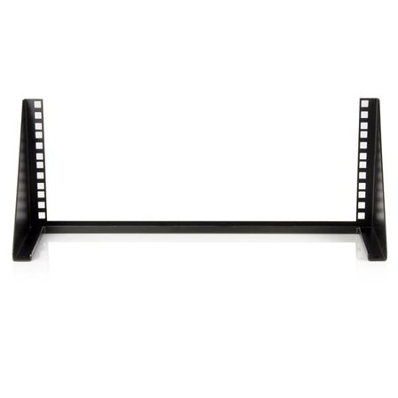 StarTech 4U Wall Mount Patch Panel Bracket - 19 inch Steel Vertical Mounting Bracket for Network and Data Equipment (RK419WALLV) - monteringsbrakett -