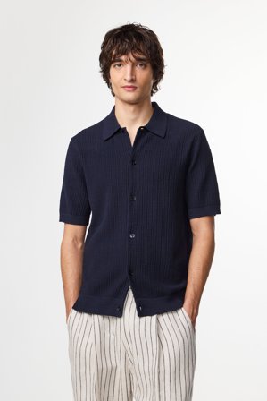 NN.07 Nolan 6695 Polo Male Blue Organic Cotton