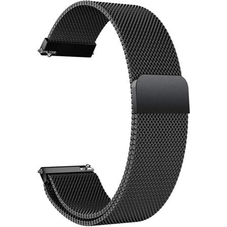 Metallisk magnetisk klokkebånd Mesh vevd hurtigutløserstropp Justerbare rustfrie stål erstatningsstropper for kvinner menn 14mm 16mm18mm 20mm 22mm 24m