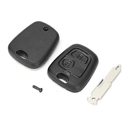 Peugeot 206 306 307 Bilnøkkel Deksel Erstatning - 2 Knapper