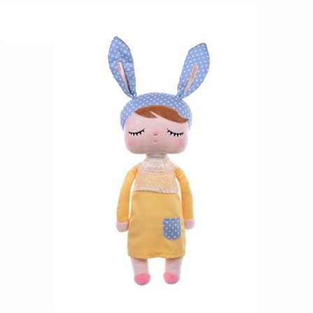 13" Sleeping Bunny Rabbit Girl Baby Stuffed Plush Dolls Toys For Kids