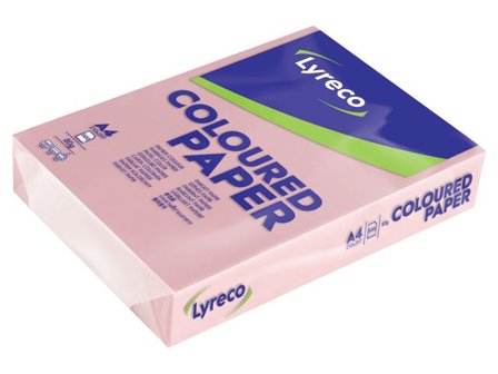 Lyreco Kopieringspapper A4 80g ohålat rosa 500/fp - Lyreco - Kontorspapper - Specialpapper - Färgat - A4