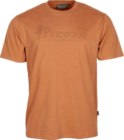 Pinewood Men's Outdoor Life T-shirt Men short-sleeved sweaters Orange XXL