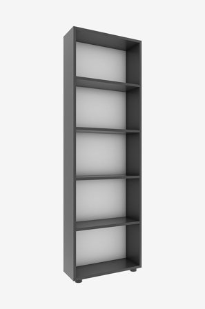 VCM - Vcm Stående hylla Bulas 5-Kompartment - Grå - Hyllor - Från Homeroom