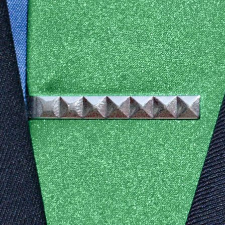 Ac de cravată Detail de culoare argintie pentru bărbați - Ace de cravată pentru cravatele înguste