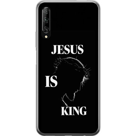 Yhteensopiva Puhelinkuori Huawei P smart Pro 2019 Värikkäitä kawaii-hahmoja pinottuna pystysuunnassa violetilla taustalla, pehmeillä muodoilla ja leik