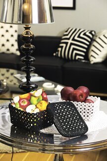 Virkad ask med lock Gunilla - Järbo