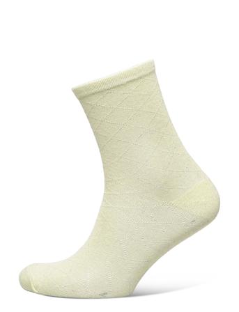 Square Dalea Sock White Becksöndergaard