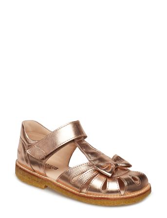 Sandals - Flat - Closed Toe - Shoes Summer Shoes Sandals Guld ANGULUS