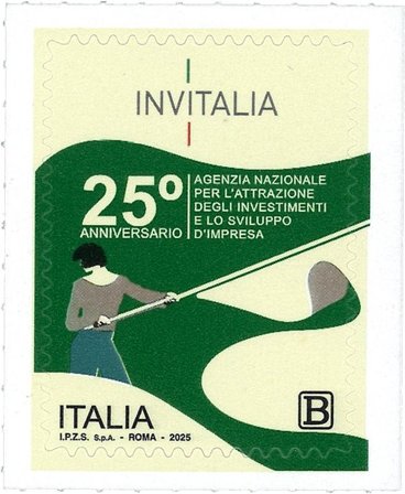 Italien - INVITALIA 25 år - Postfrisk frimærke