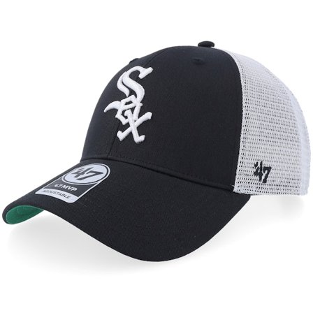 47 Brand - MLB Svart trucker Caps - Chicago White Sox Branson Black Trucker @ Hatstore