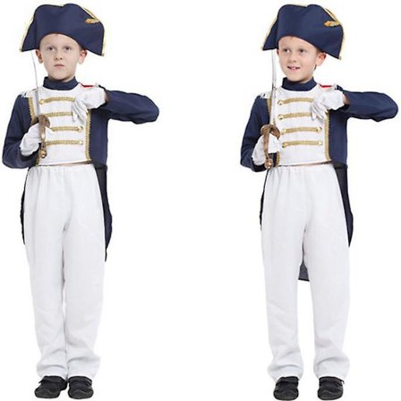 Boys Halloween Napoleon Costume Children Fancy Dress -a
