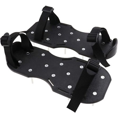 1 Pari Nurmikengät Ilmastaja Puutarhanurmi Nurmikon Teräväpiikkiset Sandaalit Hihnan Ma