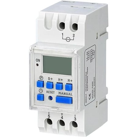 Elektrisk Digital Timer Switch Ugentlig Programmerbar Tidsrelæ Switch Strøm LCD Digital THC15A 220V 16A